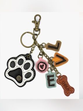 Chala Paw 🐾 bag charm key fob key chain🐾 PETA APPROVED!!